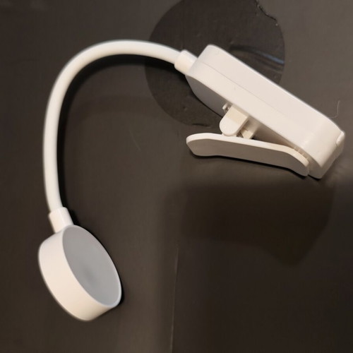 Portable LED Clip-on Reading Light, white