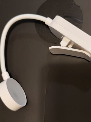 Portable LED Clip-on Reading Light, white