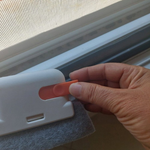 Cleaning brush for window frames new