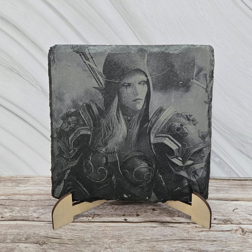Engraved Sylvanas Windrunner volcanic tile new