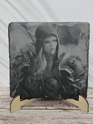 Engraved Sylvanas Windrunner volcanic tile new