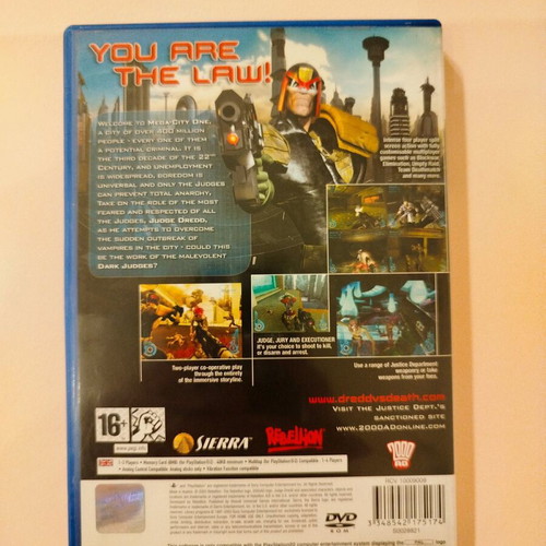 Judge Dredd: Dredd vs Death used for PlayStation 2
