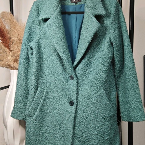 Enzzo Siel Boucle Coat like new, size L