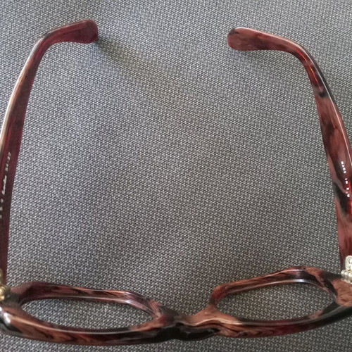 LODA 559 vintage handmade eyeglass frame new brown