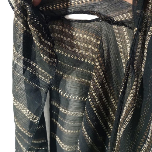 Caramella shirt semi-transparent wrap plus size like new