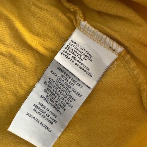Hilfiger Denim XL Mustard Sweater used, 100% cotton