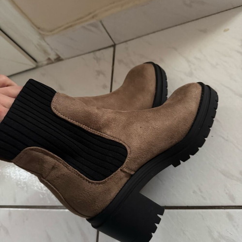 Women's ankle boots size 36 like new, black and brown