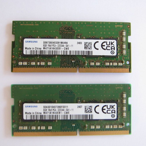 Samsung 16GB (2x8) DDR4 3200 SODIMM Laptop RAM