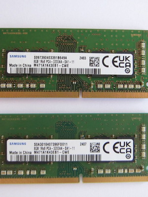 Samsung 16GB (2x8) DDR4 3200 SODIMM Laptop RAM