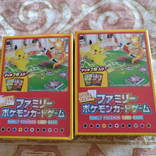 Pokemon decks Japanese, like new, pack of 2