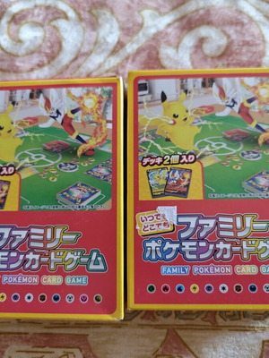 Pokemon decks Japanese, like new, pack of 2