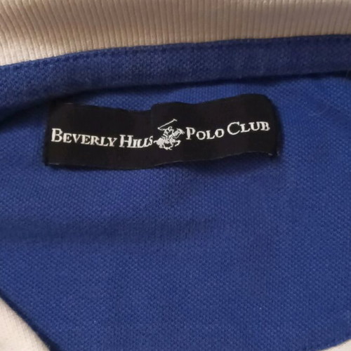 Polo Club shirt used, white and green, XS-S