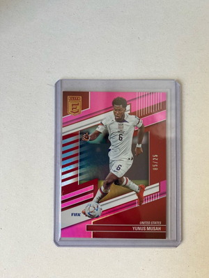Αριθμημένη κάρτα 2022-23 Panini Donruss Yunus Musah /25 (USA men, Milan)