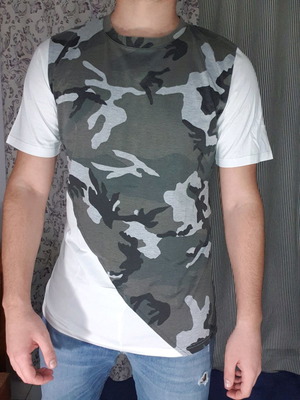 Barbarossa Moratti T-shirt used, white-khaki, size XXL