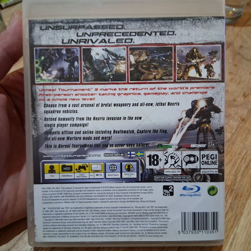 Unreal Tournament PS3 like new