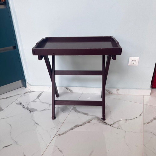 Serving tray table used, 58x38x58 cm