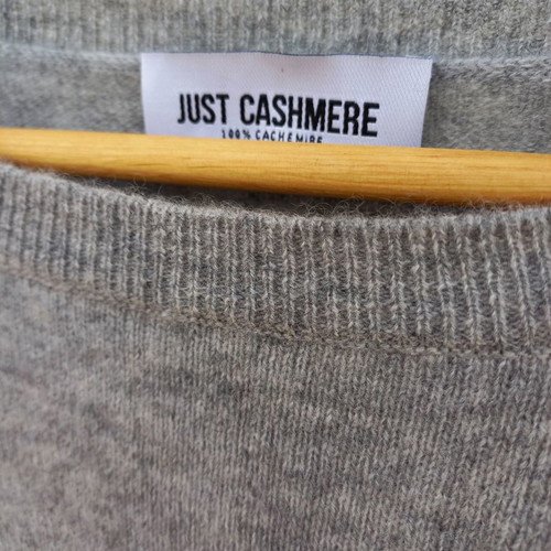 Just Cashmere sweater gray size M new 100% cashmere