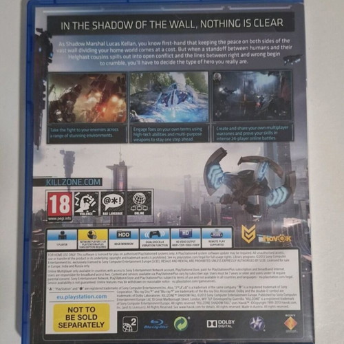 Killzone Shadow Fall PS4 game used