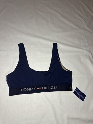 Tommy Hilfiger top swimwear women blue size XS new