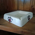 Jim Beam ceramic ashtray used
