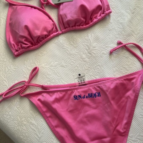 Sun of a Beach bikini swimwear, pink, size M