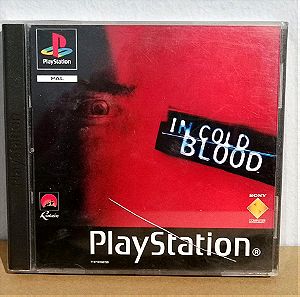 In Cold Blood για το PS1 (με black label εξώφυλλο και platinum δισκάκια και manual)