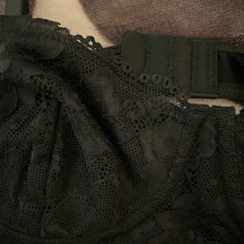 Black lace top size L from Shein new