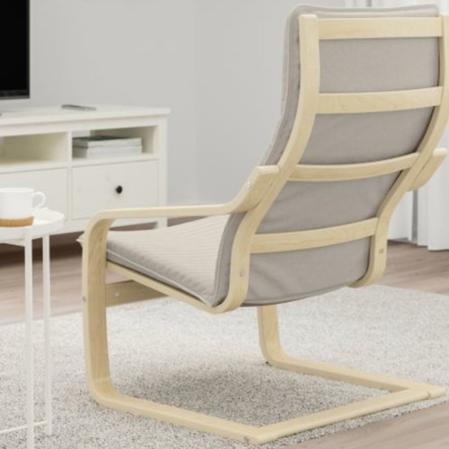 Armchair with footrest like new