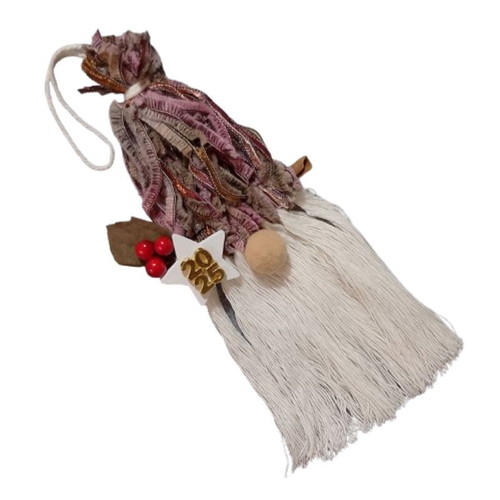 Gnome hanging decoration with card "To the Best Godmother" made to order