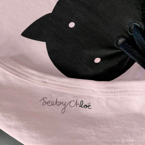 T-shirt See by Chloe with kittens