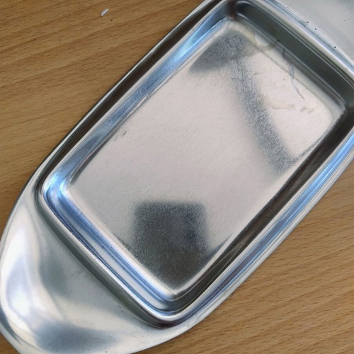 Small metal plate, 22x11 cm