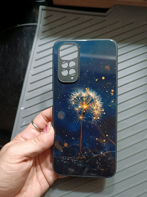 Xiaomi Redmi Note 11/11S phone case new with tempered glass and dandelion print