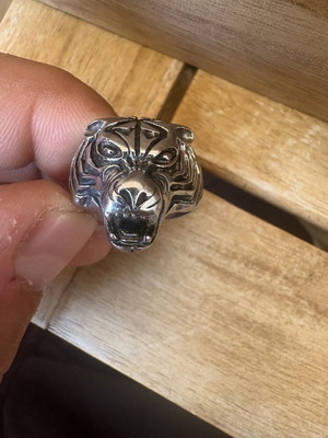 Tiger head ring new