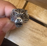 Tiger head ring new