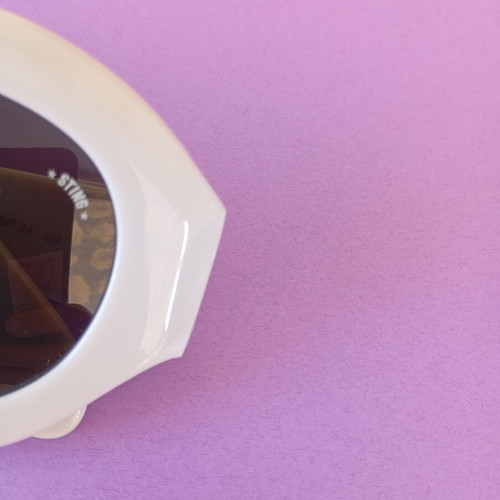 Vintage sunglasses like new, black and white