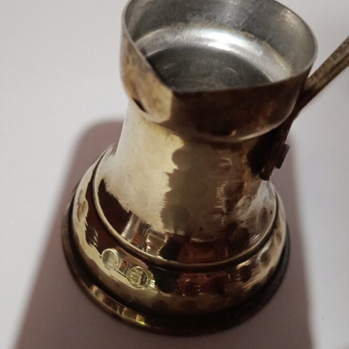 Hammered copper briki like new for Greek coffee