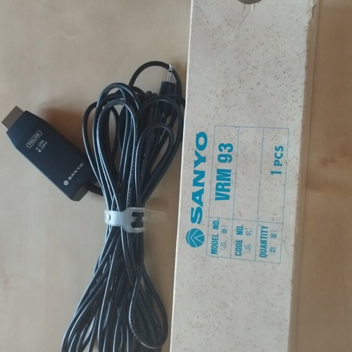Sanyo VRM 93 wired remote control for 1980s video devices
