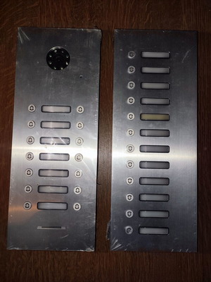 Σετ θυροτηλεόρασης Inox DMR21 με πάνελ επέκτασης καινούργιο