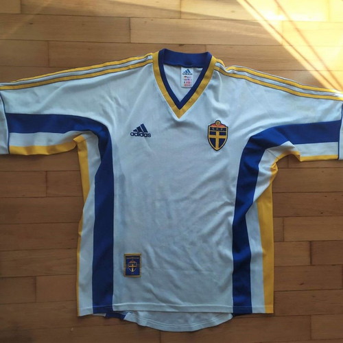 Sweden National Team Adidas 1998 jersey used, size S