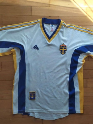 Φανέλα Εθνικής Σουηδίας Adidas 1998 μεταχειρισμένη, μέγεθος S