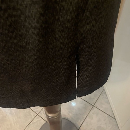 Midi sleeveless dress used, dark gray, size M 40