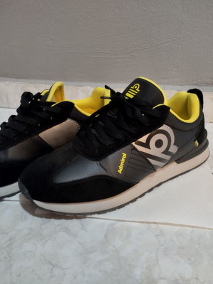 Admiral sneakers men's size 43 like new, black
