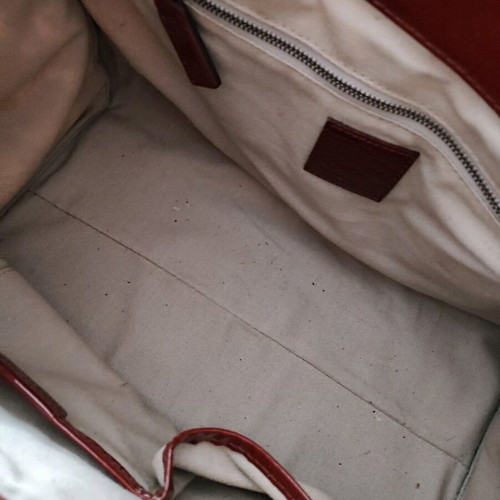 Burberry Heart Boston Bag like new, burgundy canvas and patent leather