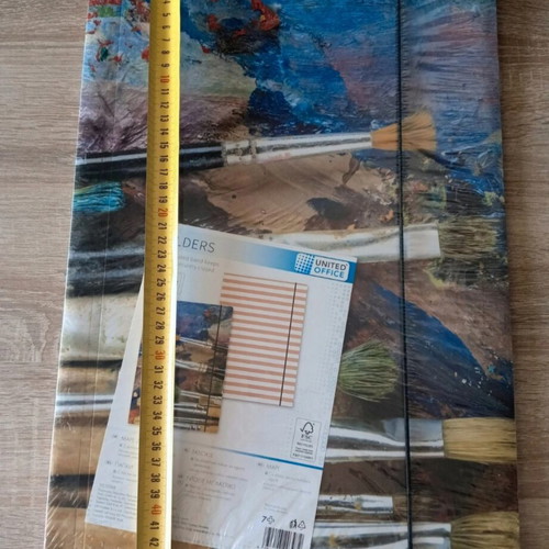 Set of 2 A3 Folders with Elastic Band new