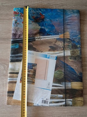 Set of 2 A3 Folders with Elastic Band new