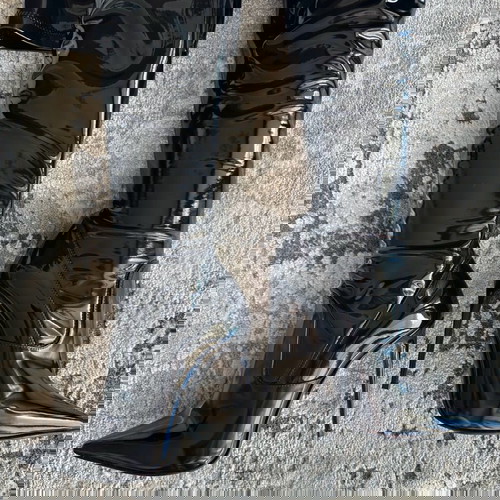 Μπότες Le Silla EVA thigh-high 120mm μαύρες, μέγεθος 36,5