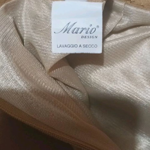 Long suede skirt used, size 54 with hidden slit