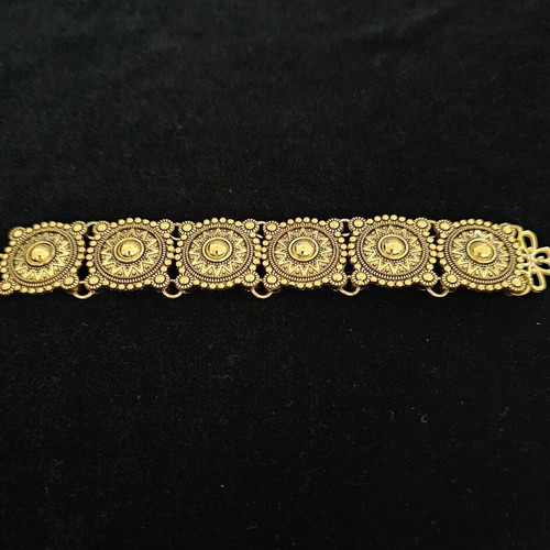 Bracelet in gold color, new, jewelry alloy