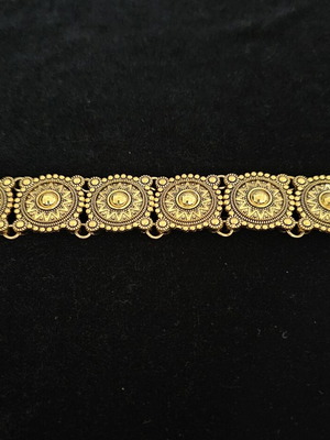 Bracelet in gold color, new, jewelry alloy