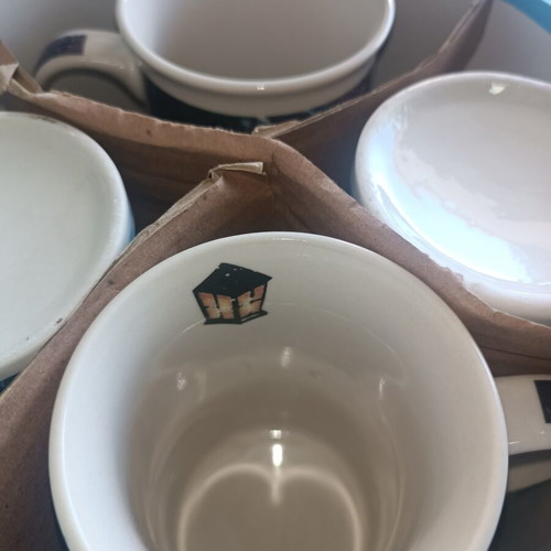 Vidal Europa Christmas Mug Set of 4 vintage, new in box